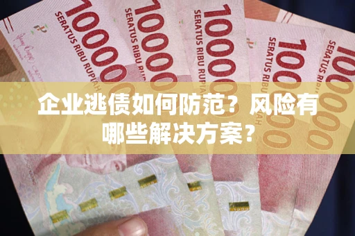 武汉企业逃债如何防范？风险有哪些解决方案？