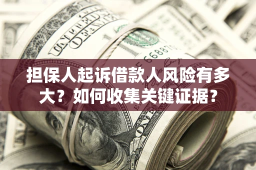 武汉担保人起诉借款人风险有多大？如何收集关键证据？