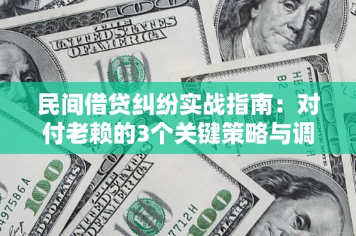 武汉民间借贷纠纷实战指南：对付老赖的3个关键策略与调解盲区解析