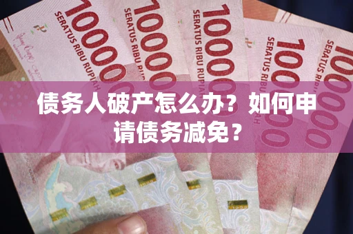 武汉债务人破产怎么办？如何申请债务减免？