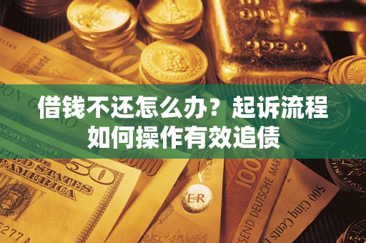 武汉借钱不还怎么办？起诉流程如何操作有效追债