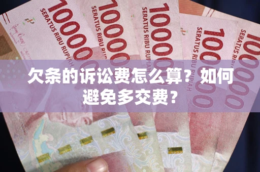 武汉欠条的诉讼费怎么算？如何避免多交费？