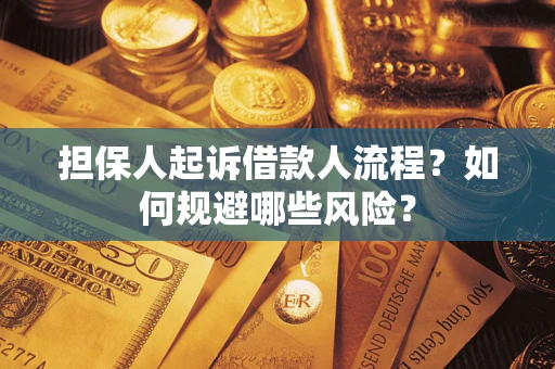 武汉担保人起诉借款人流程？如何规避哪些风险？