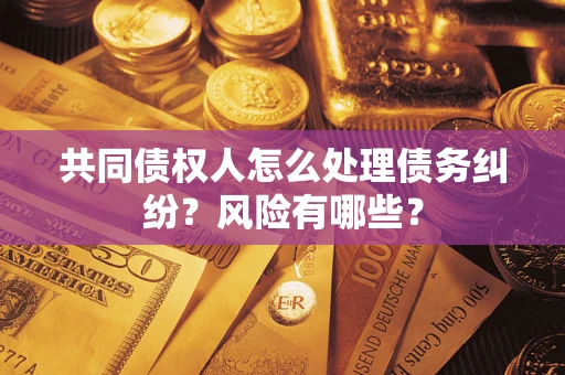 武汉共同债权人怎么处理债务纠纷？风险有哪些？