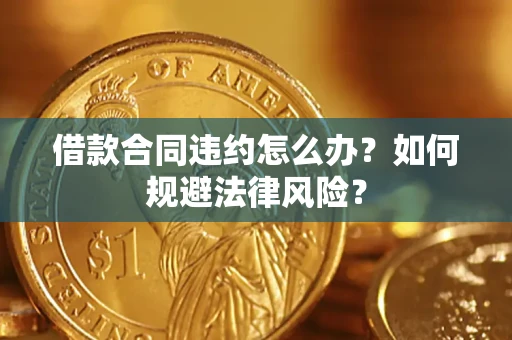 武汉借款合同违约怎么办？如何规避法律风险？
