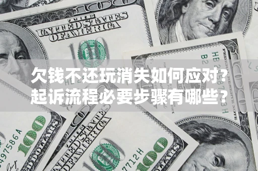 武汉欠钱不还玩消失如何应对？起诉流程必要步骤有哪些？
