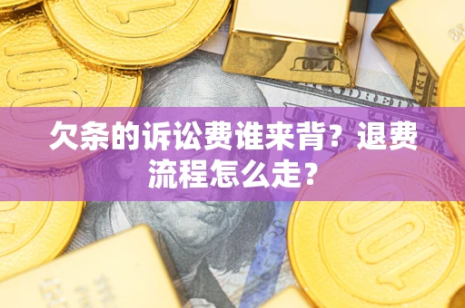 武汉欠条的诉讼费谁来背？退费流程怎么走？